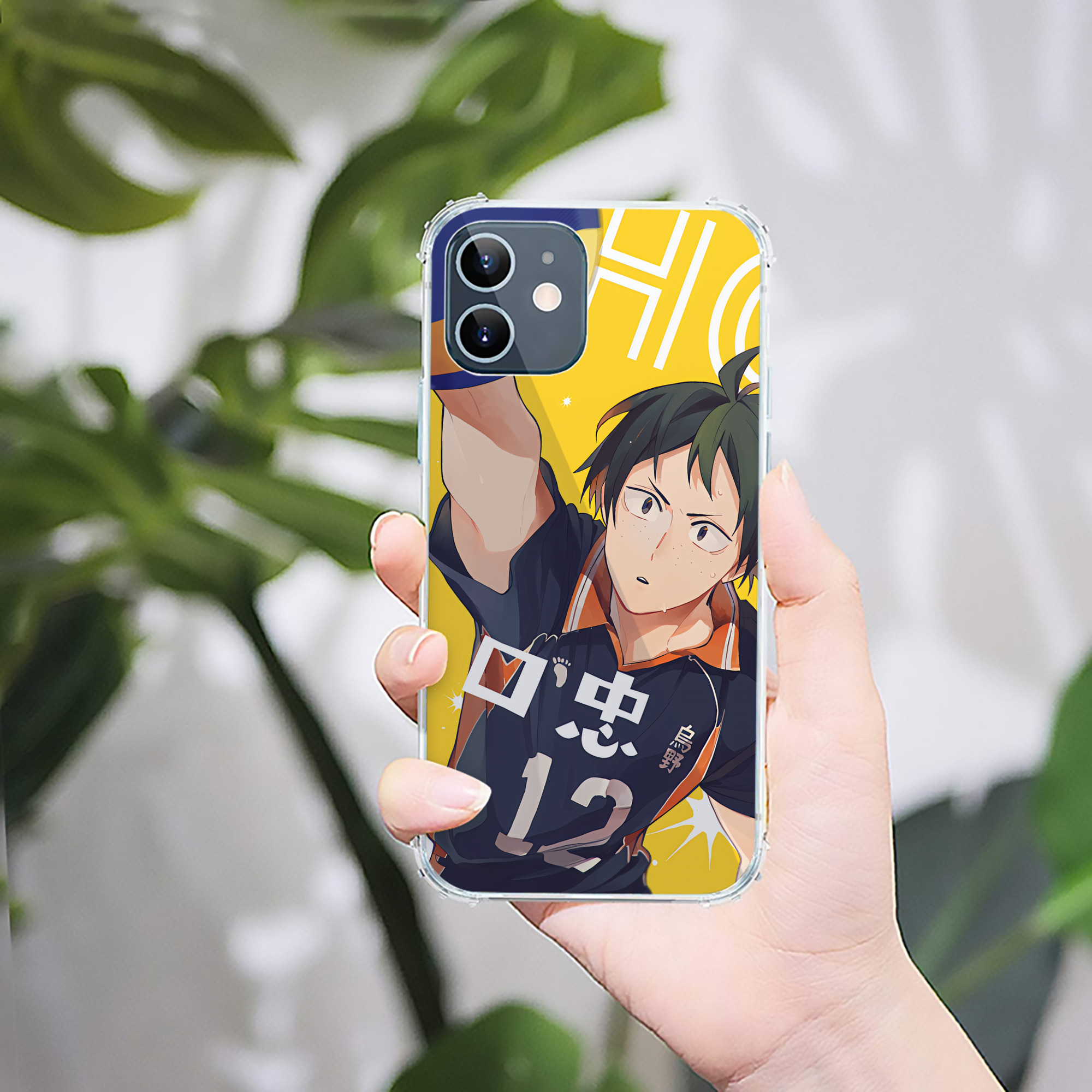 （画像用） ハイキュー!! Haikyu!! 【iPhone 12シリーズ対応】透明スマホケース（クリアソフトケース）